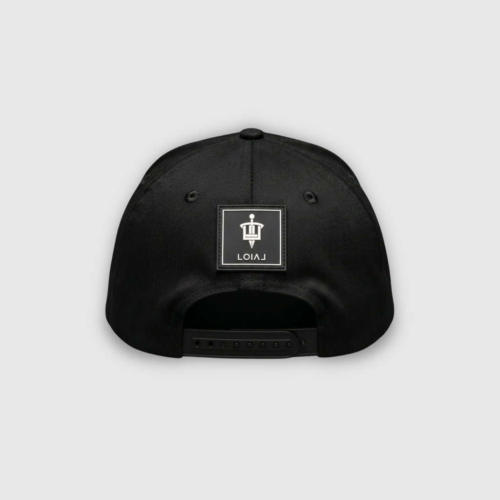 Gorra Loialty | Negra Blanco