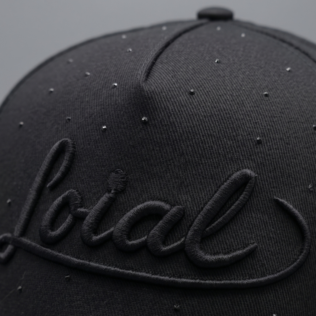 Gorra Loialty | Negra Cristales