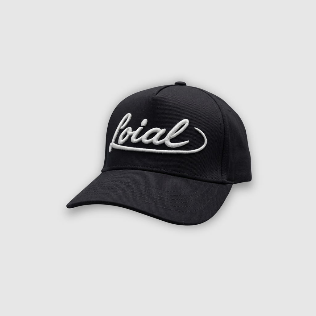 Gorra Loialty | Negra Blanco
