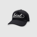 Gorra Loialty | Negra Blanco