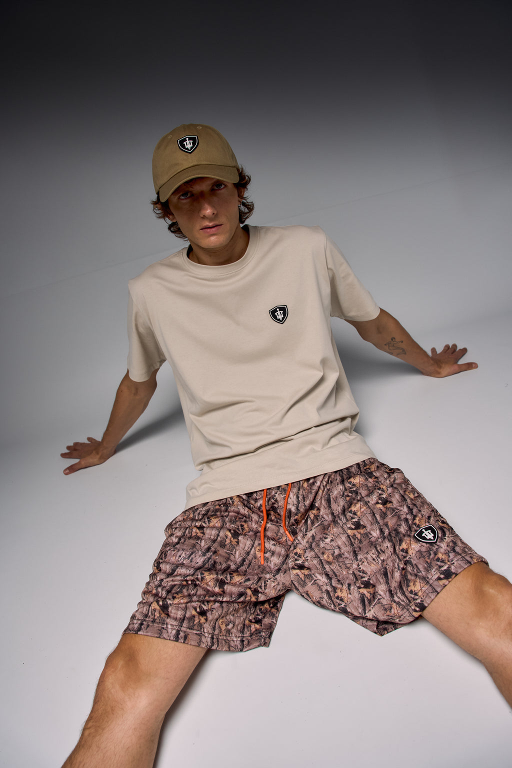 Pantaloneta Real Tree | Camo/Café