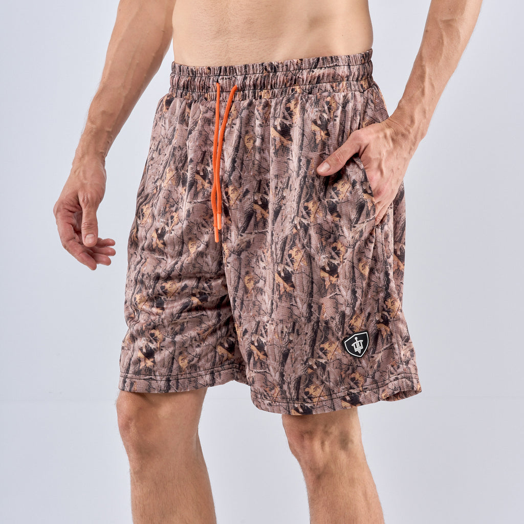 Pantaloneta Real Tree | Camo/Café