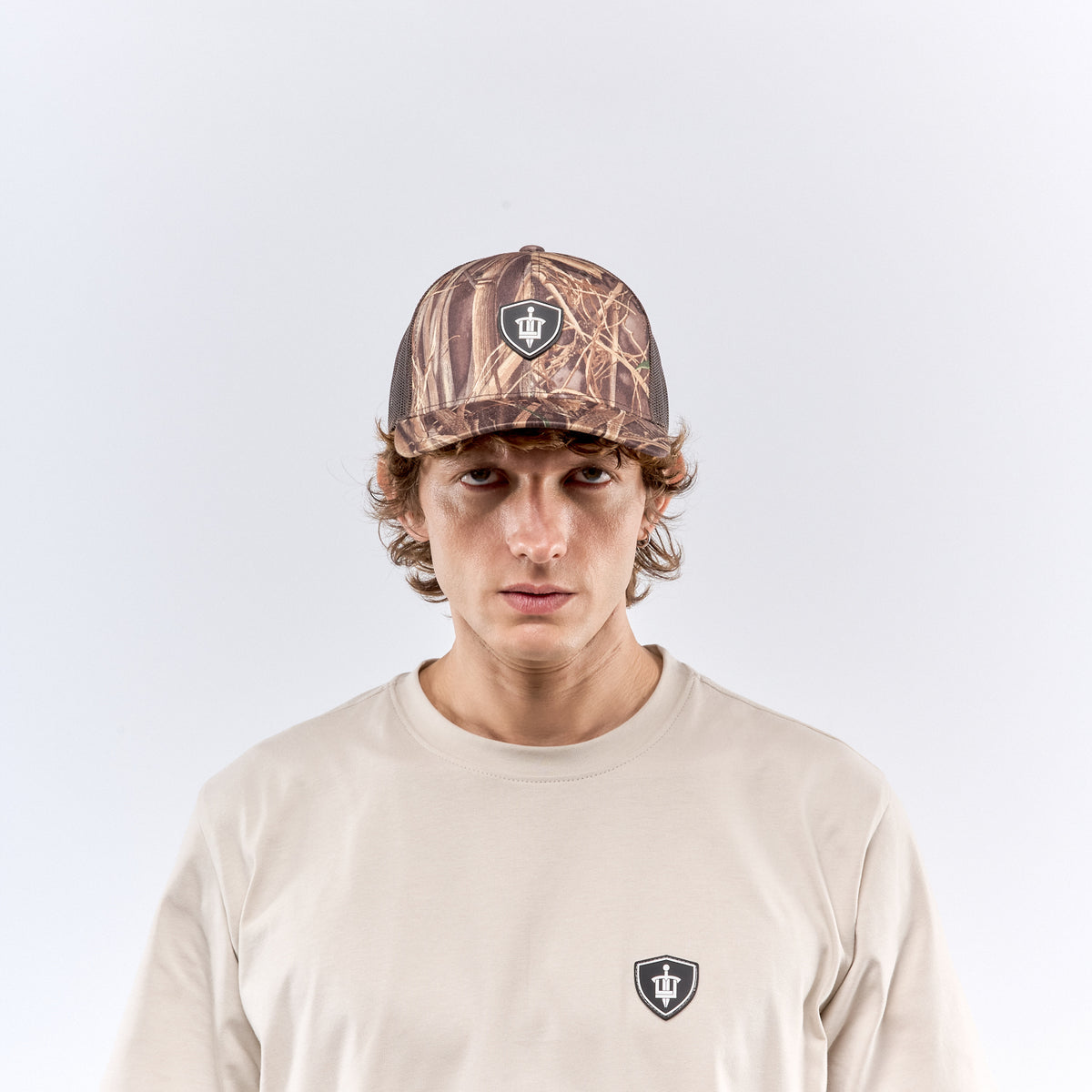 Gorra Trucker | Camo/Café