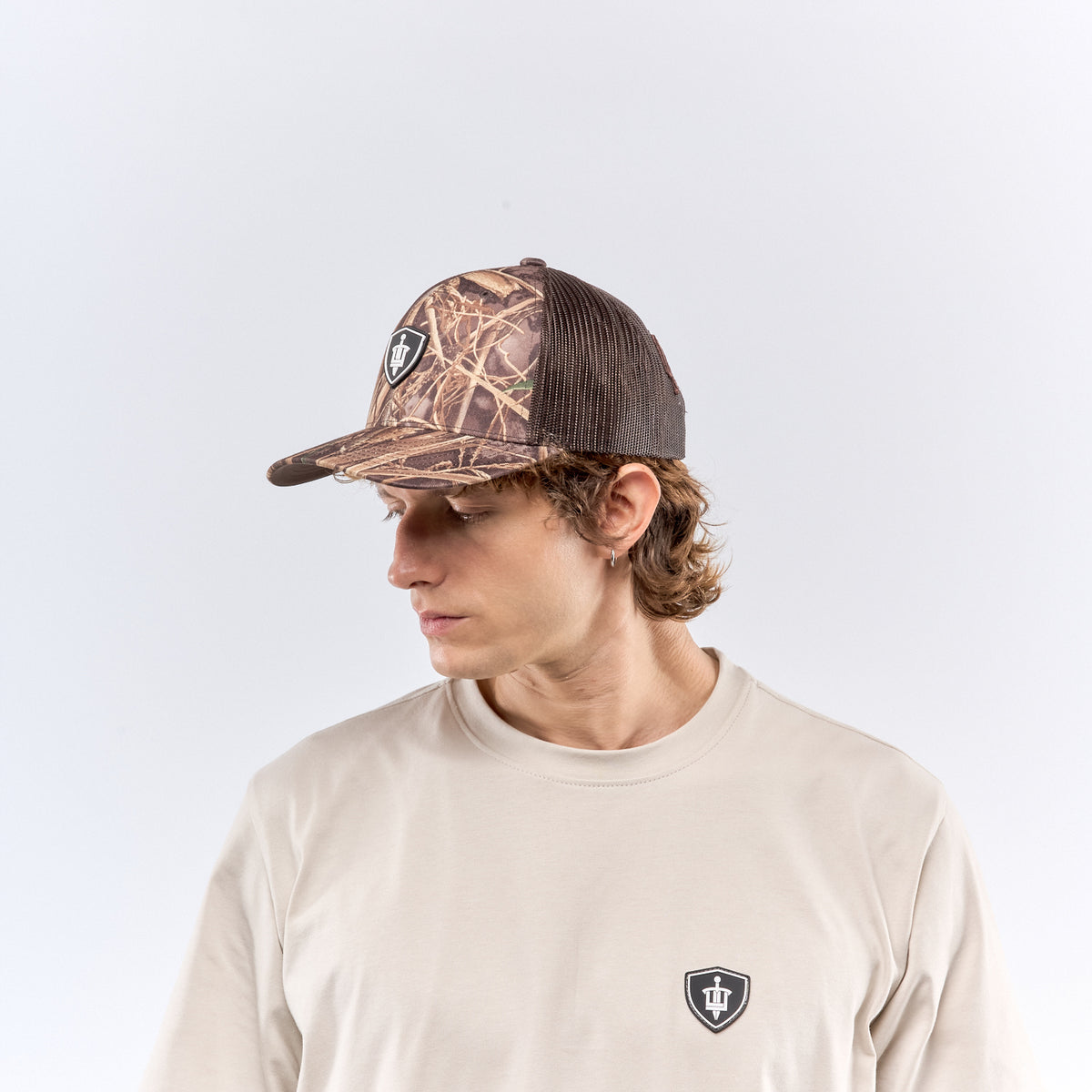 Gorra Trucker | Camo/Café
